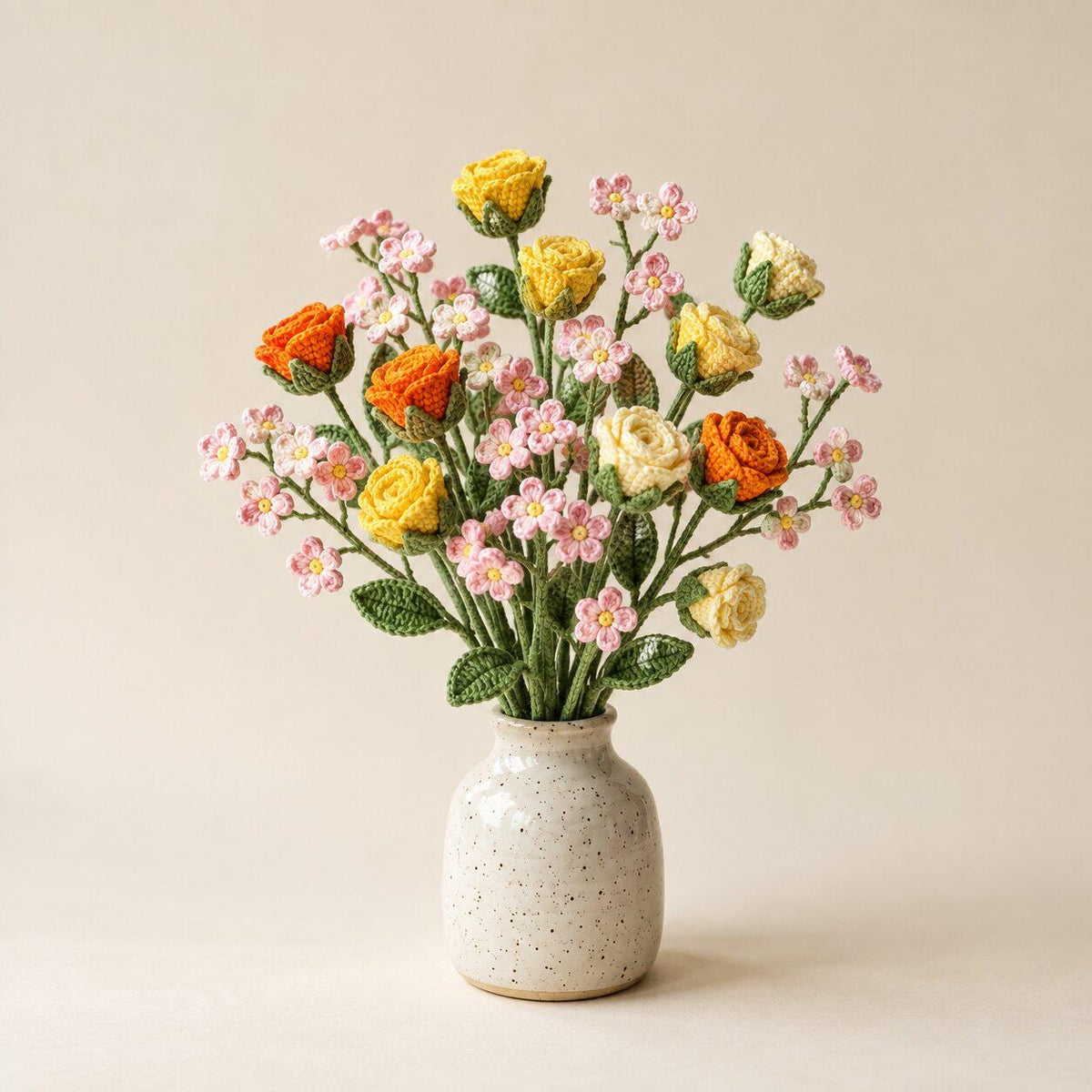 Set of 300 Crochet Flower Patterns | Flower Bouquets, Roses and Floral Designs