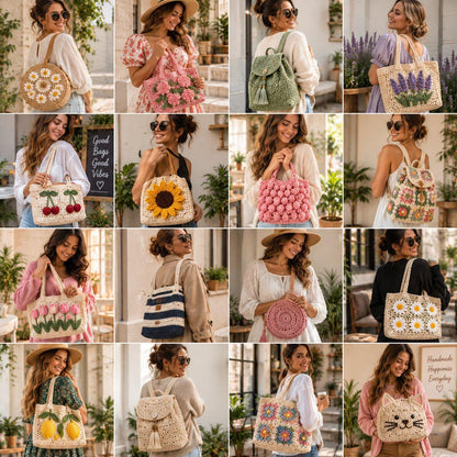 Over 500 crochet bag patterns | PDF patterns for tote bags, handbags and backpacks