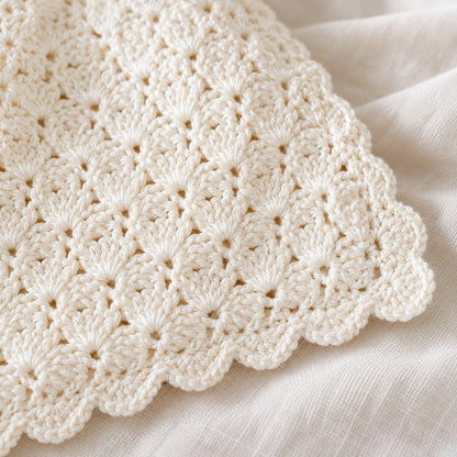 Crochet Baby Blanket Pattern PDF: Classic Shell Stitch